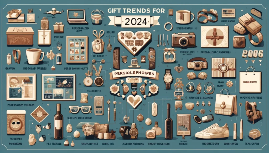 Infografik für Top Geschenktrends